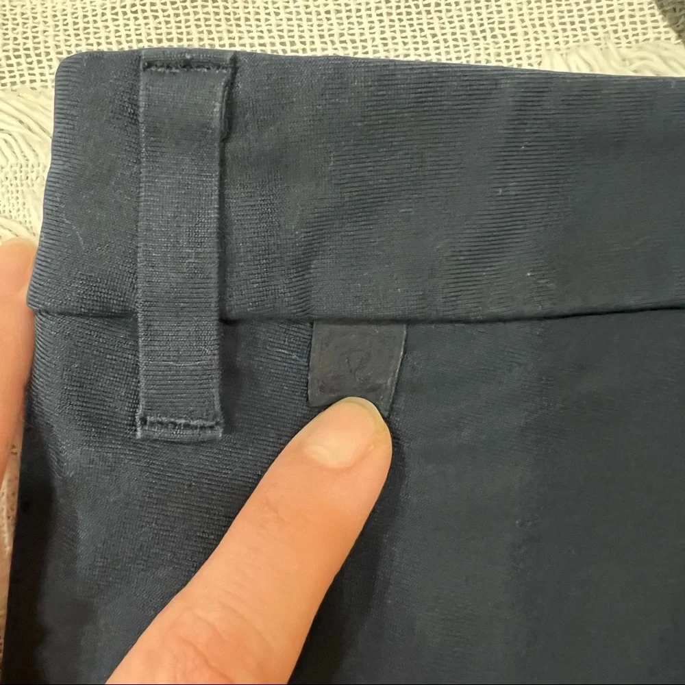 Lululemon Pants Men 34 Navy  Commission SLIM Fit Warpstreme Stretch Golf Chino - Picture 9 of 11